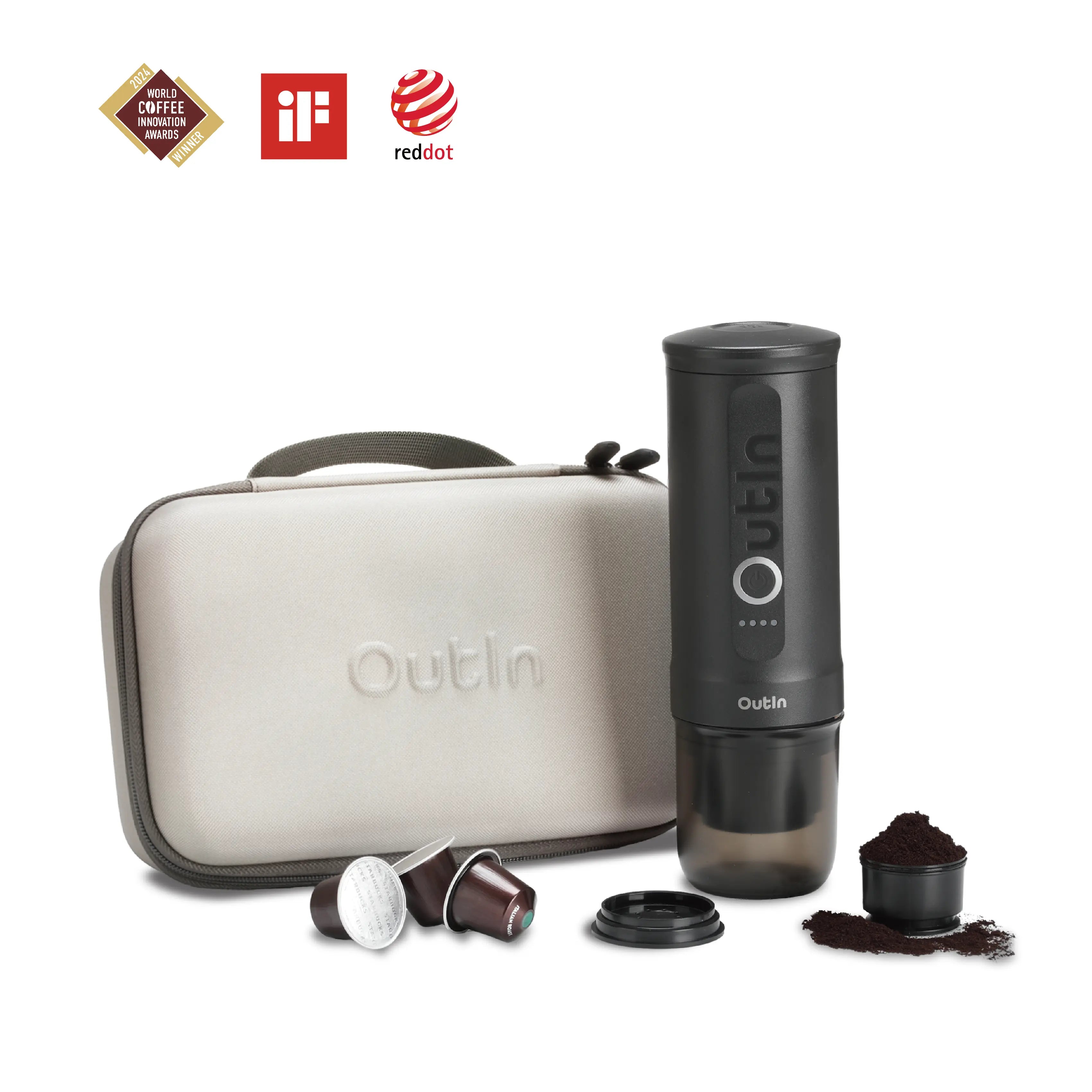 Set de regalo Espresso para viajes (Gris Espacial)