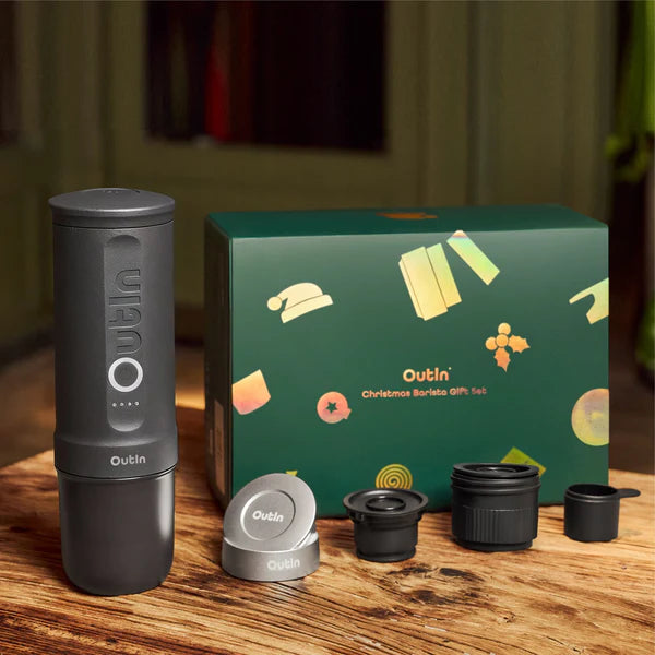 Set navideño de cafetera espresso todo en uno