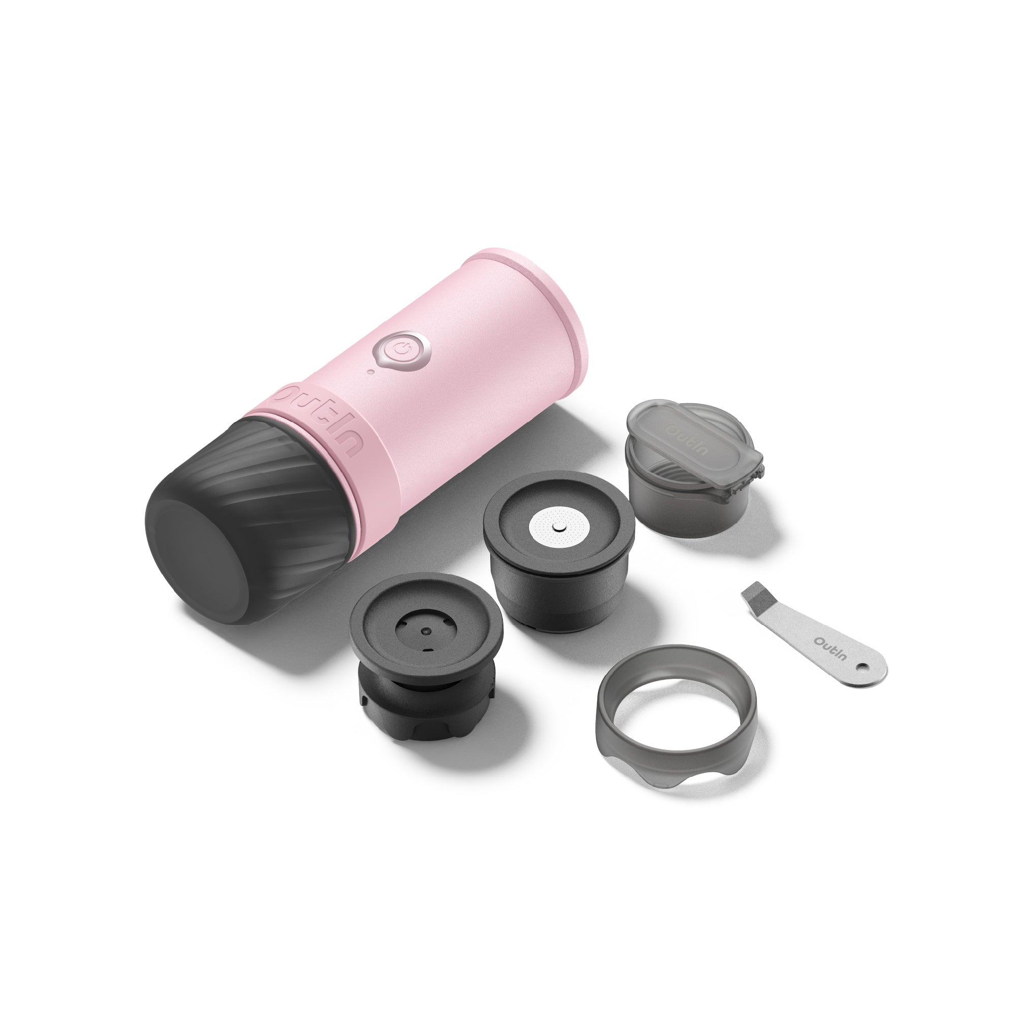 OutIn Mino Cafetera Expreso Eléctrica Portátil (Rose Clay) X BCRF