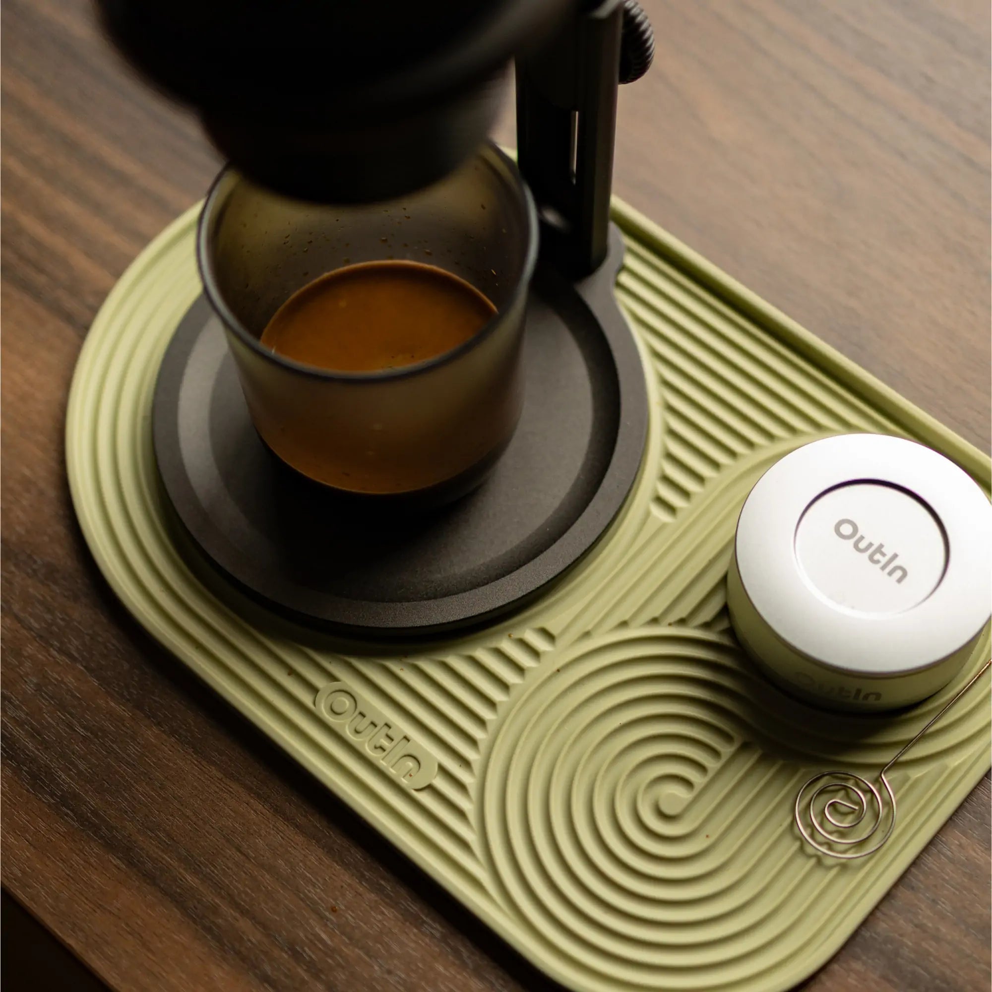 Outin Esterilla de Silicona para Cafetera