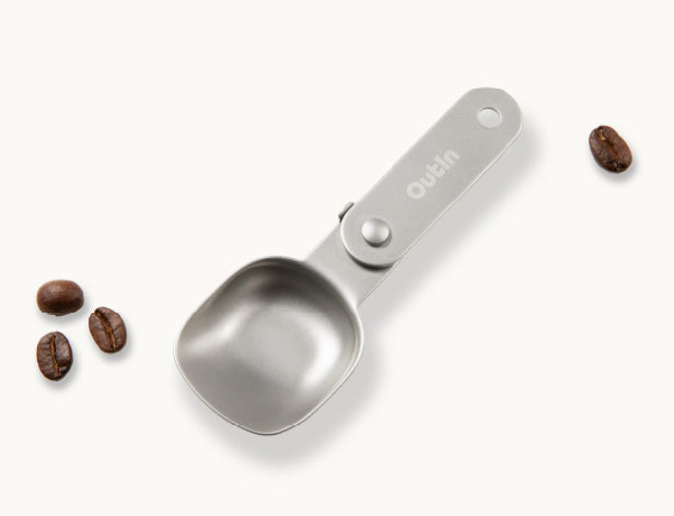 Cuchara de café plegable