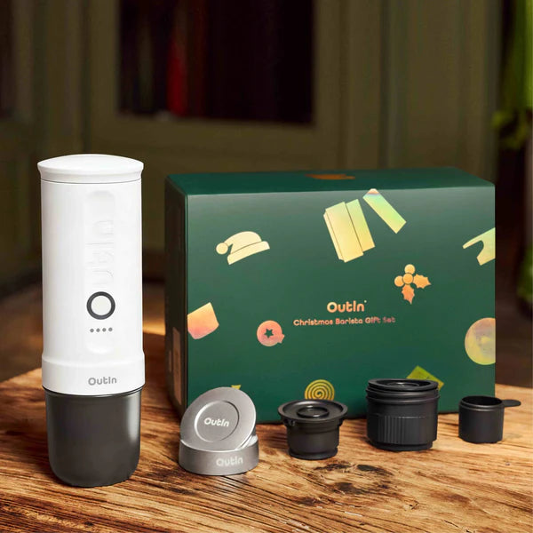 Set navideño de cafetera espresso todo en uno