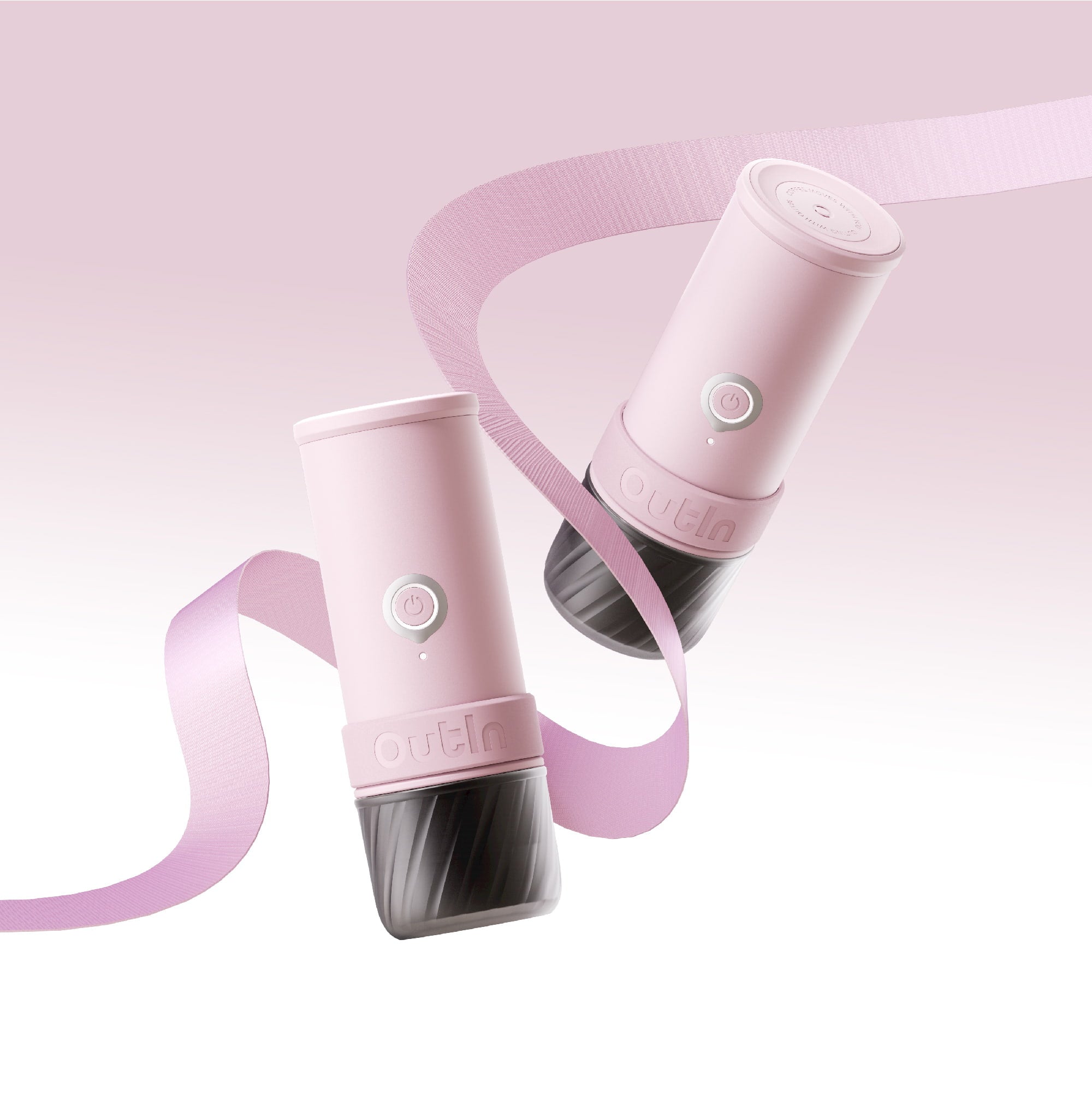 OutIn Mino Cafetera Expreso Eléctrica Portátil (Rose Clay) X BCRF (Preorden)