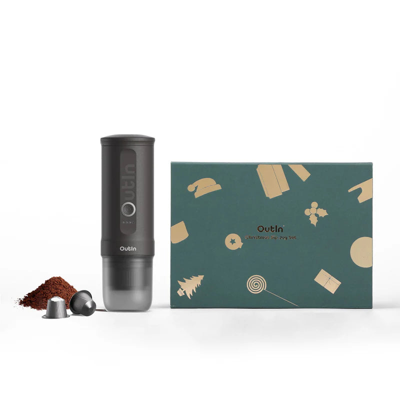 Set navideño de cafetera espresso todo en uno