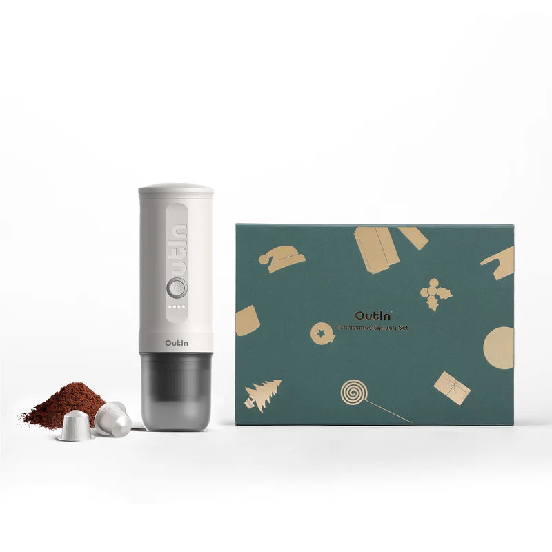 Set navideño de cafetera espresso todo en uno