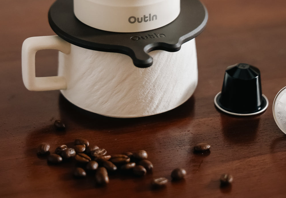 Material ecológico de posos de café