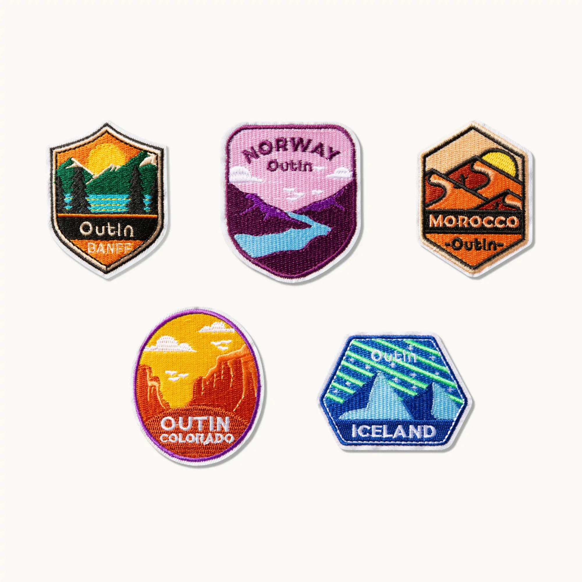 Outin Embroidery Patches Collection