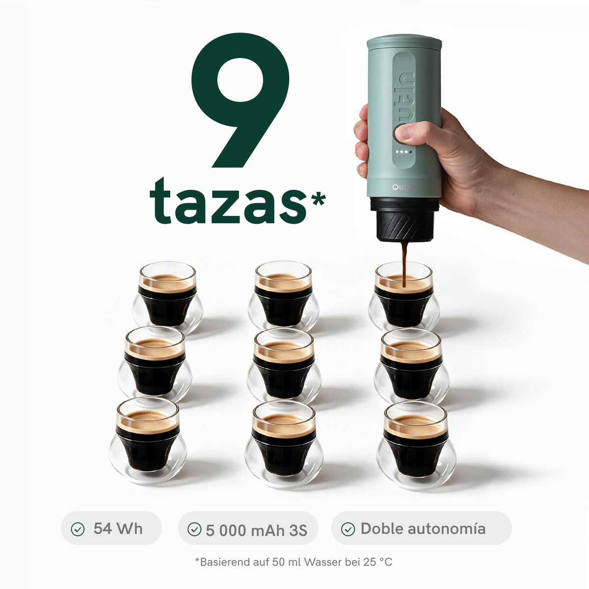 OutIn Nano 2 Cafetera Espresso Portátil